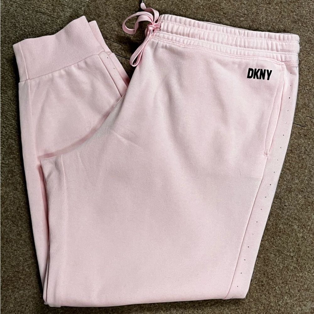 DKNY Logo Pink SweatPants